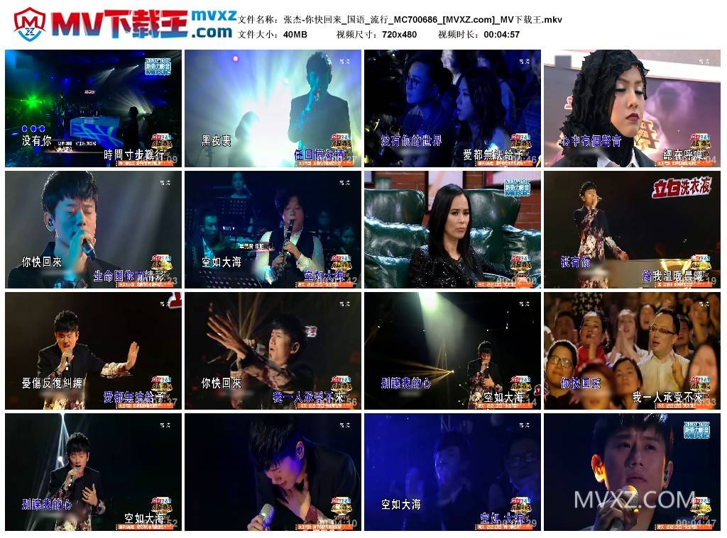 张杰-你快回来_国语_流行_MC700686